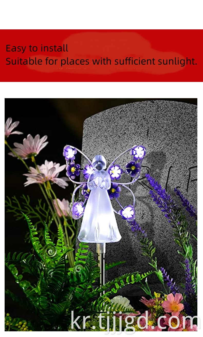 Solar Angel Shaped Garden Lamp